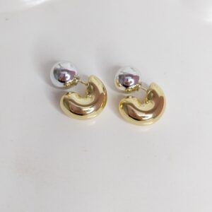 Argola abaulada com esfera