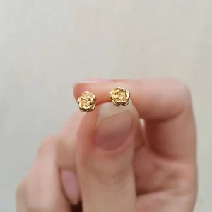 Brinco infantil mini flor